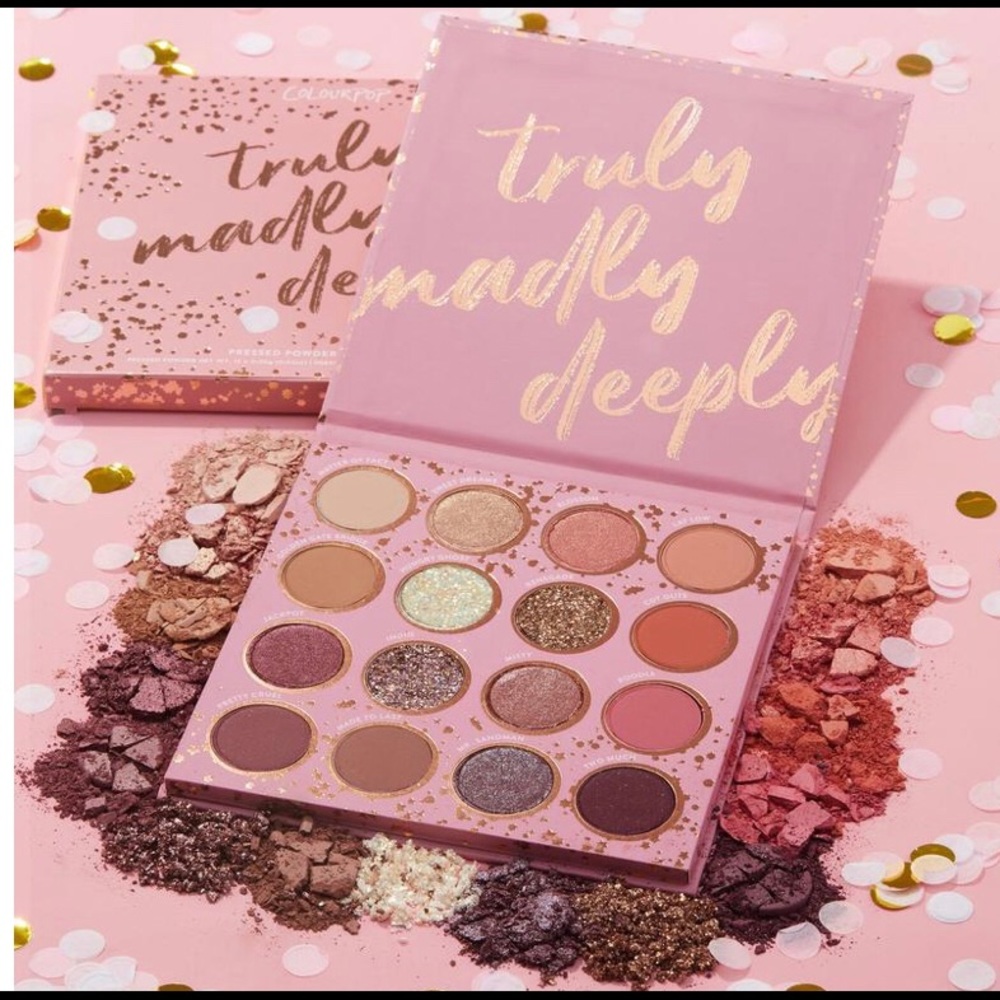 Colourpop “truly madly deeply” eyeshadow palette